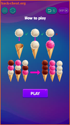 Ice Cream Sorting - Fun OCD Games screenshot