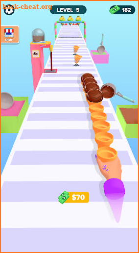 Ice Cream Stack Runner Games screenshot