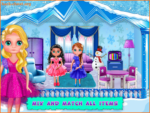 Ice Doll House Decoration Interior Home screenshot