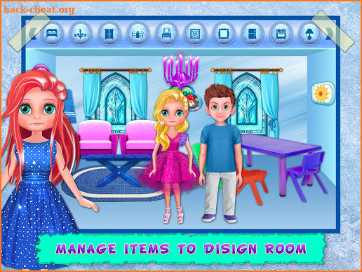 Ice Doll House Decoration Interior Home screenshot