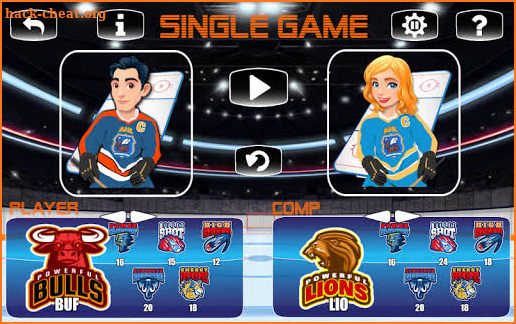 ICE HOCKEY 2D - 4x4 screenshot