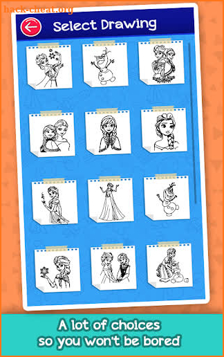 ice Queen & Princess Coloring book screenshot