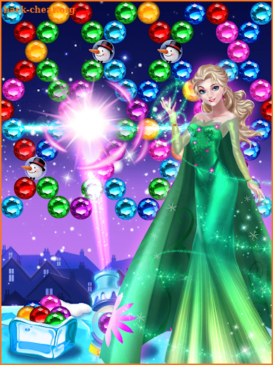 Ice Queen Game Bubble Shooter screenshot