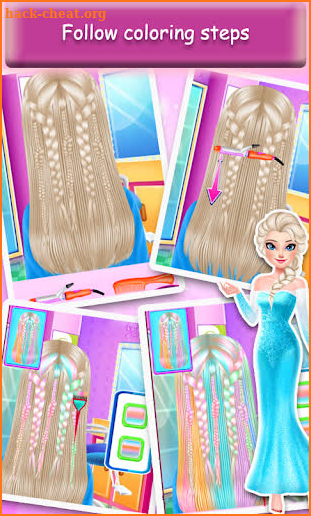 Ice Queen Rainbow Hair Salon screenshot