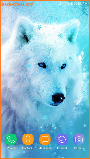 Ice Wolf Live Wallpaper HD screenshot