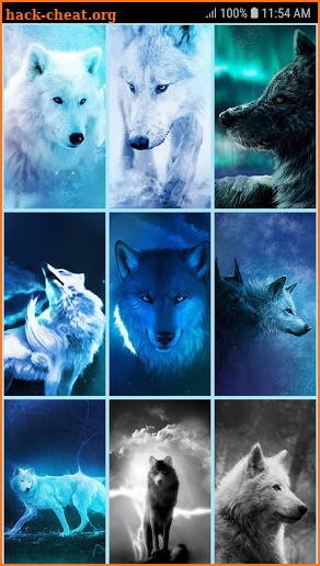 Ice Wolf Live Wallpaper HD screenshot