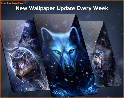 Ice Wolf Live Wallpaper Themes screenshot