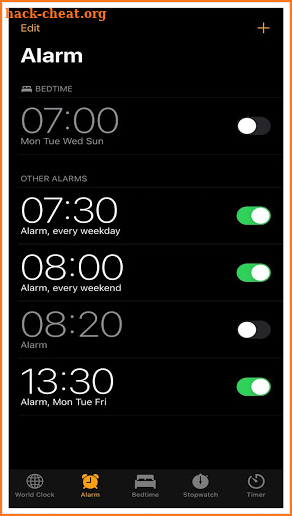 iClock iOS - Clock iPhone Xs, Phone 12 screenshot