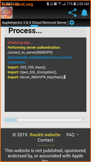 iCloud-AppleInjector screenshot