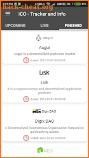 ICO - Tracker & Info screenshot