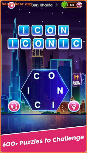 Iconic Word City Game: Swipe, Connect & Make Words screenshot