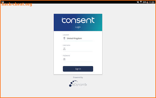 iConsent screenshot