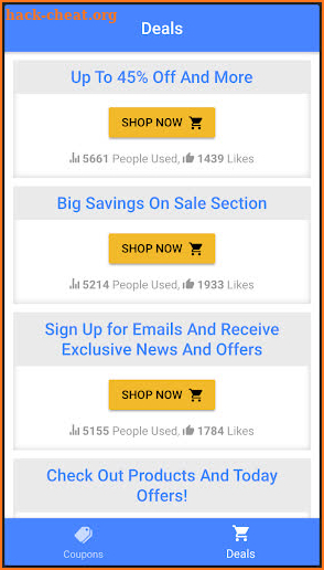 iCoupons: Deals, Coupons, Promotions screenshot