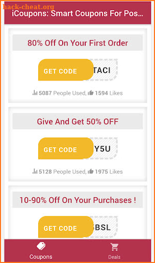 iCoupons: Smart Coupons For Poshmark - Discounts screenshot