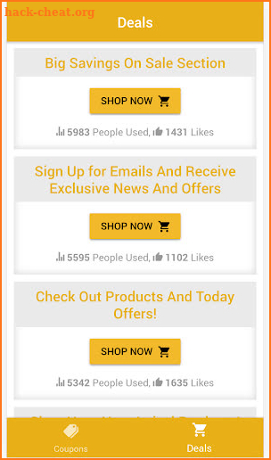 iCoupons: Smart Food Coupons For Burger King screenshot