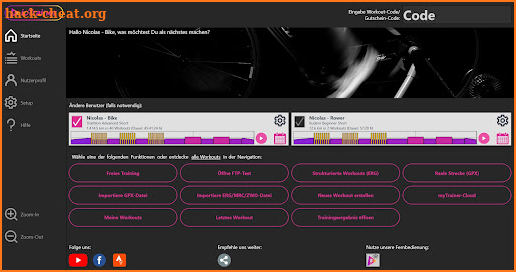 icTrainer Indoor-Bike-Training screenshot