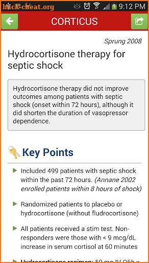 ICU Trials by ClinCalc screenshot