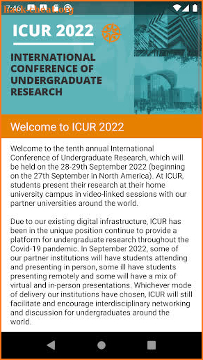 ICUR 2022 screenshot