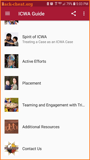 ICWA Guide screenshot