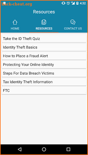 ID Theft Help ITRC screenshot