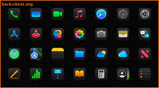 iDarkOS 18 - Icon Pack screenshot