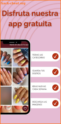 Ideas y diseño de uñas bonitas screenshot