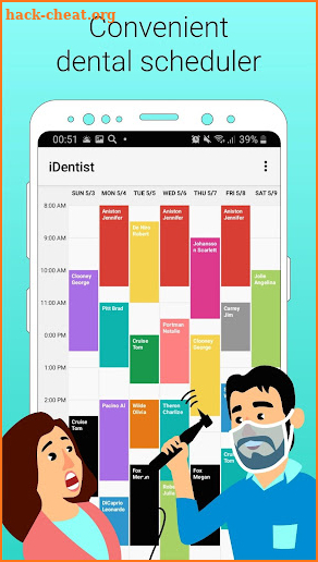 iDentist dental management CRM screenshot