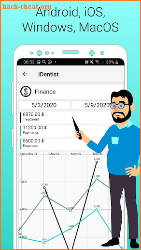 iDentist dental management CRM screenshot