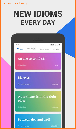 Idioms & Phrases - Learn English screenshot