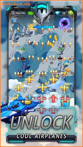 Idle Airplane: Merge & Tower Defense screenshot