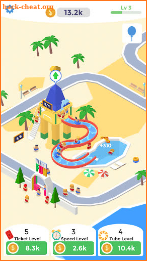 Idle Aqua Park screenshot