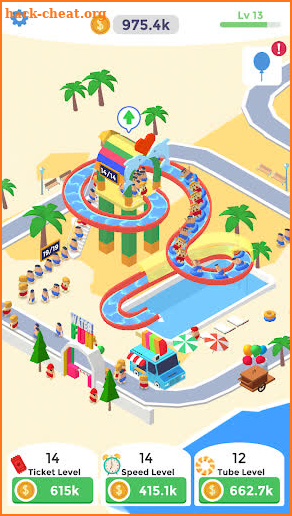 Idle Aqua Park screenshot