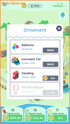 Idle Aqua Park screenshot