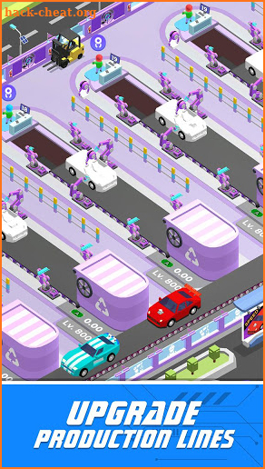 Idle Assemble Car screenshot