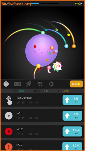 Idle Bubbles screenshot