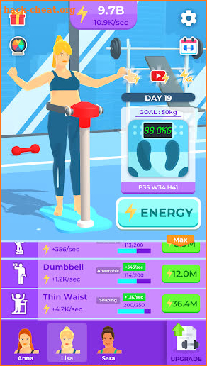 Idle Calorie Burn screenshot