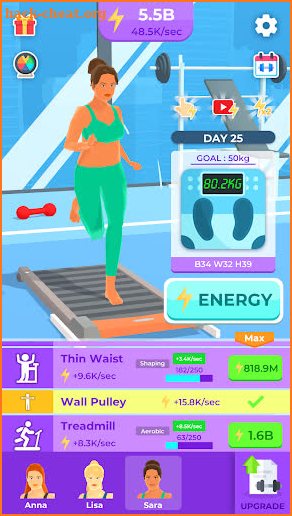 Idle Calorie Burn screenshot