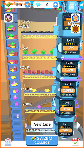 Idle Dig Factory screenshot