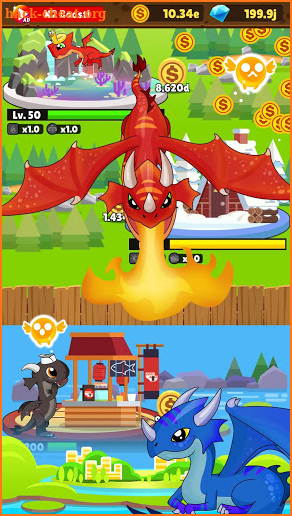 IDLE DRAGON WORLD:FUN GAME screenshot