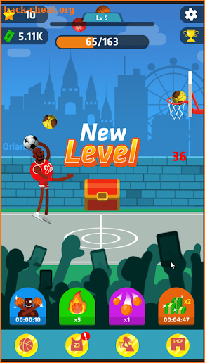 Idle Dunk Master screenshot