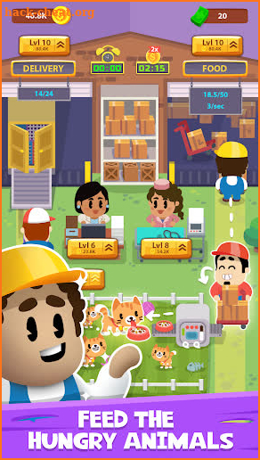 Idle Factory Tycoon: Pet Cash Simulator screenshot