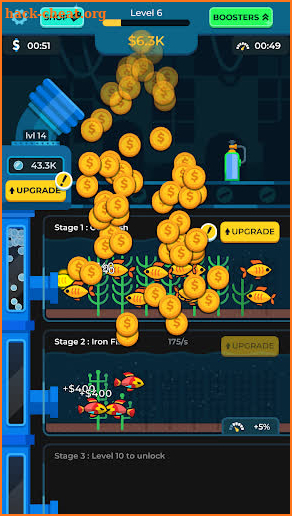 Idle Fish Aquarium screenshot