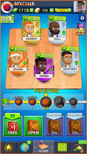 Idle Five - Be a millionaire basketball tycoon screenshot