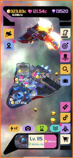 Idle FTL Starship screenshot