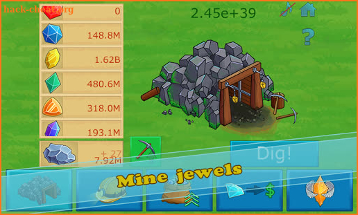 Idle Gold gem clicker screenshot