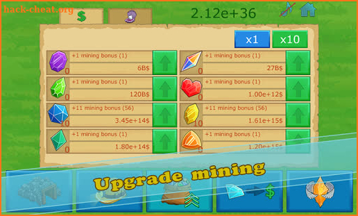 Idle Gold gem clicker screenshot