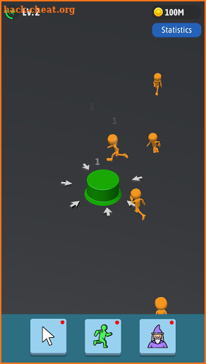 Idle Green Button - Idle Clicker. Press the button screenshot