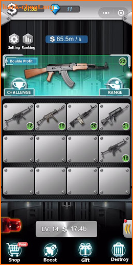 Idle Gun Range: Merge n Shoot! screenshot