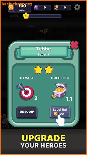 idle heroes adventure: Dungeon screenshot