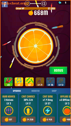 Idle Knife: Slash The Fruits screenshot